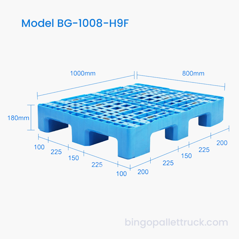 산업용 물류용 대용량 1000x800mm 고강도 플라스틱 팔레트