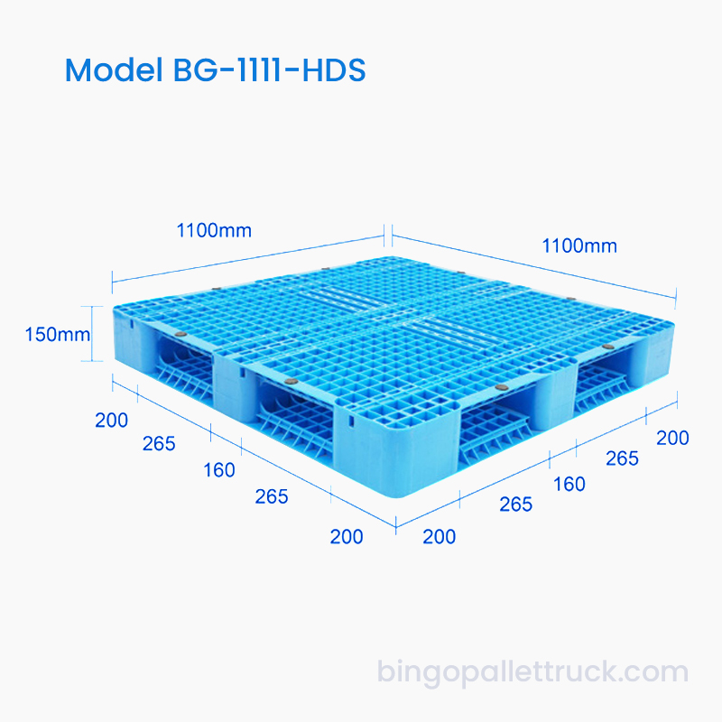 1100x1100mm 양면 헤비 듀티 플라스틱 팔레트