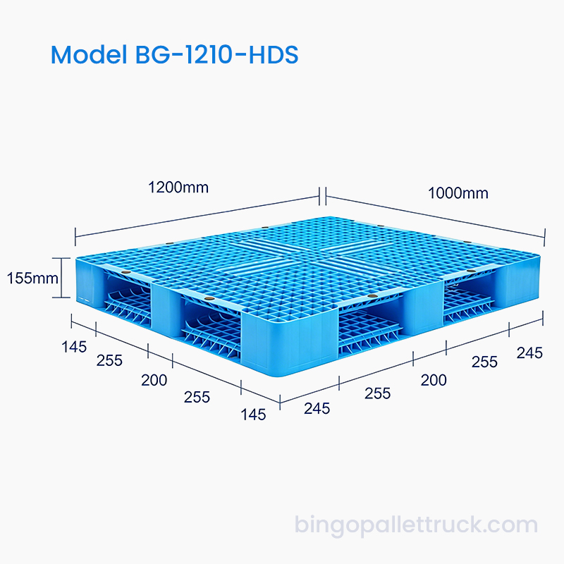 대형 물류용 1200x1000mm 양면 플라스틱 팔레트