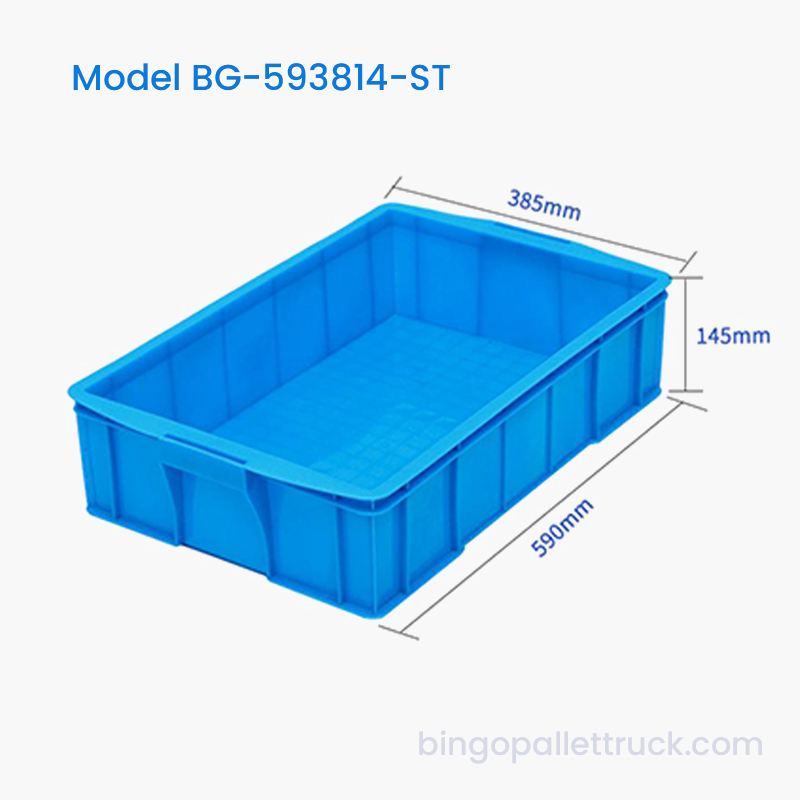 25L 쌓을 수 있는 플라스틱 토트 박스 HDPE 산업용 보관함