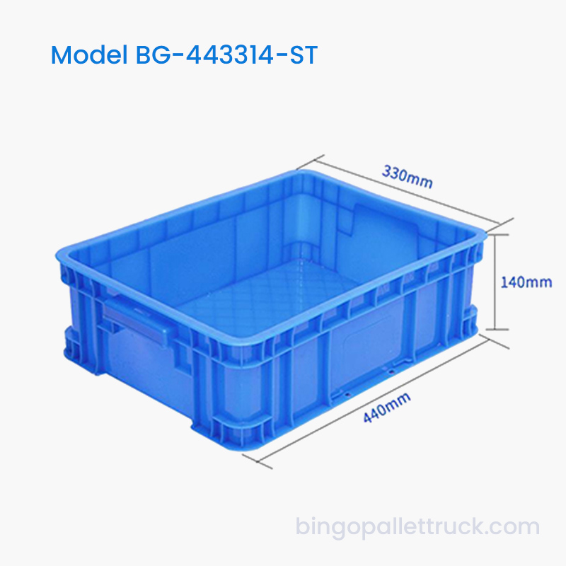 15L 산업용 플라스틱 쌓을 수 있는 토트 박스 HDPE 보관함