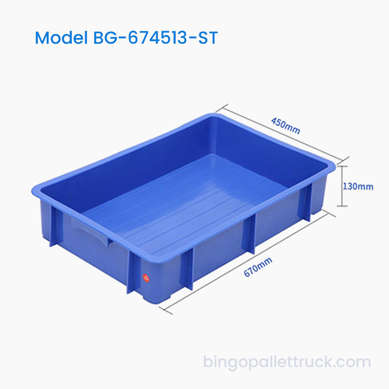 상점 소형 물품용 30L 쌓을 수 있는 HDPE 플라스틱 상자