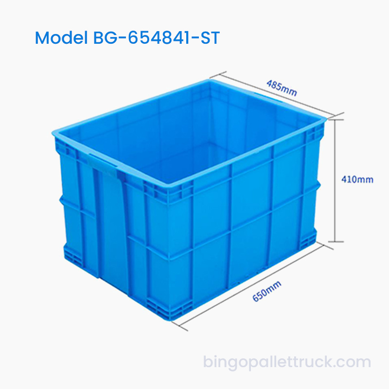 106L 고용량 쌓을 수 있는 견고한 HDPE 플라스틱 보관함
