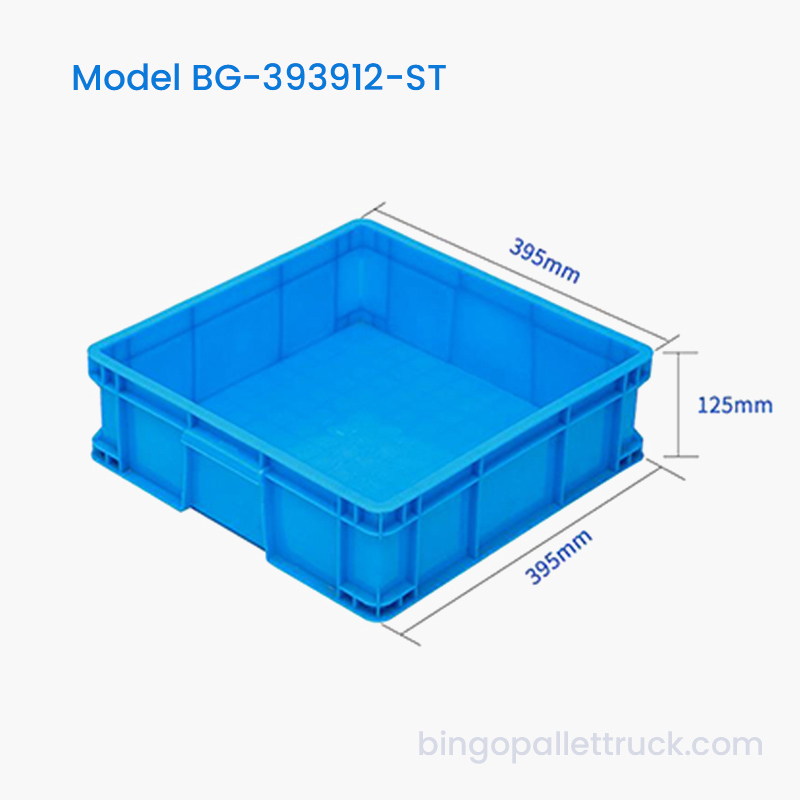 농산물용 15L 식품 등급 HDPE 쌓을 수 있는 토트 박스