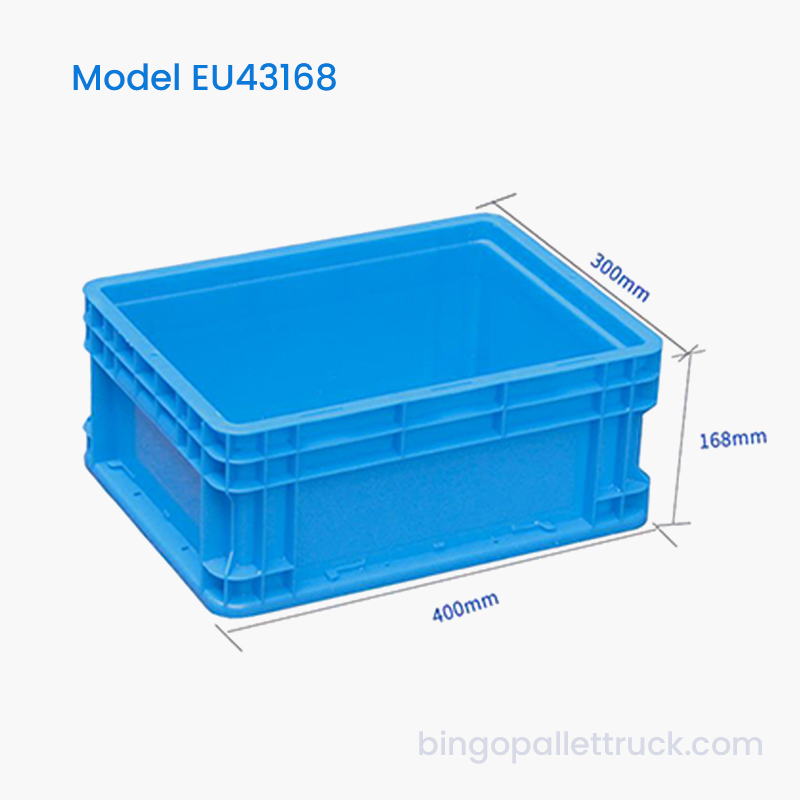 16L EU 플라스틱 토트 박스 HDPE 산업용 보관함