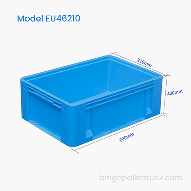 실내 사용을 위한 43L HDPE EU 플라스틱 토트 보관 용기