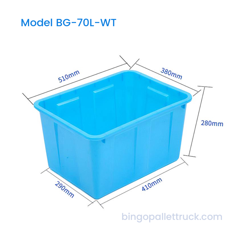 선택적인 뚜껑이 있는 70L 식품 등급 HDPE 물 저장 탱크
