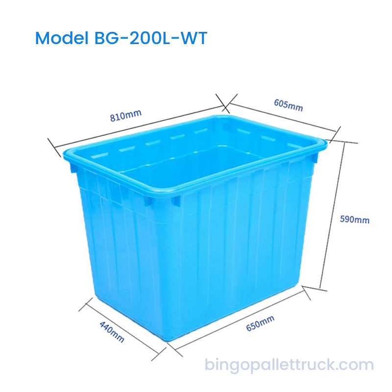 수산물 및 해산물용 200L HDPE 물 탱크