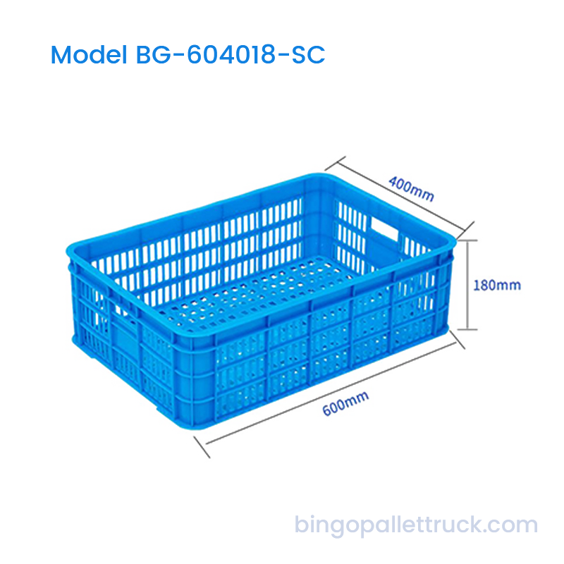긴 수명을 위한 37L 고강도 HDPE 쌓을 수 있는 플라스틱 상자