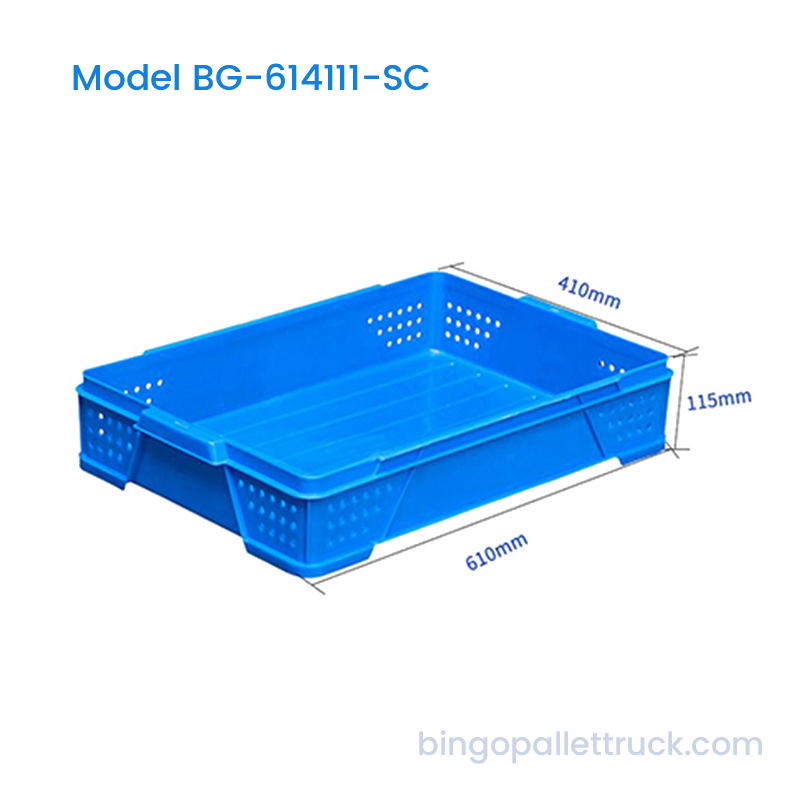 빵집 사용을 위한 22L 쌓을 수 있는 HDPE 플라스틱 빵 상자
