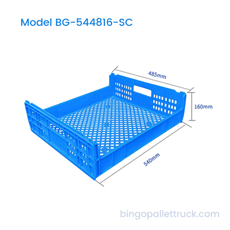 식품 산업용 34L 견고한 HDPE 빵 상자