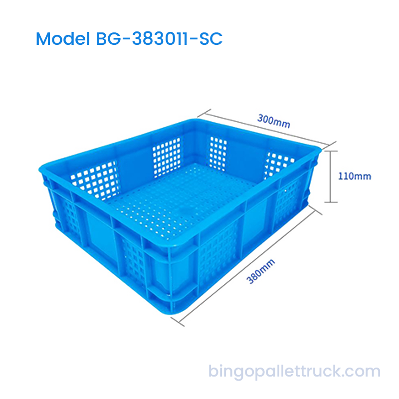 작은 과일과 열매를 보관할 수 있는 10L 경량 적층형 HDPE 상자
